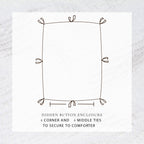 100% Cotton Honeycomb Waffle Duvet Set - Mattea Collection
