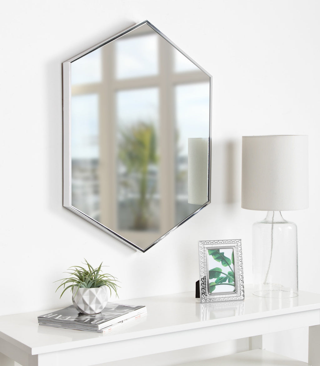 Rhodes Framed Hexagon Wall Mirror