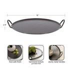 Sanzo Hammered Round Metal Tray