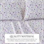 Watercolor Floral Sheet Set - Delia Collection