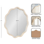 Rahfy Scallop Framed Wall Mirror