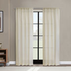 Weathershield Pole Top Curtain Panel 50 x 72 in Ivory
