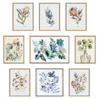 Sylvie Botanical Soft Split Fern Framed Canvas by Sara Berrenson
