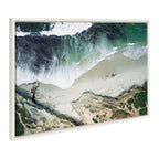 Sylvie La Jolla Curves Framed Canvas by Rachel Bolgov