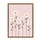 Sylvie Daisies Framed Canvas by Duchess Plum