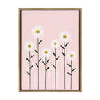 Sylvie Daisies Framed Canvas by Duchess Plum