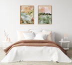 Sylvie Landscape 01 Framed Canvas by Annie Quigley