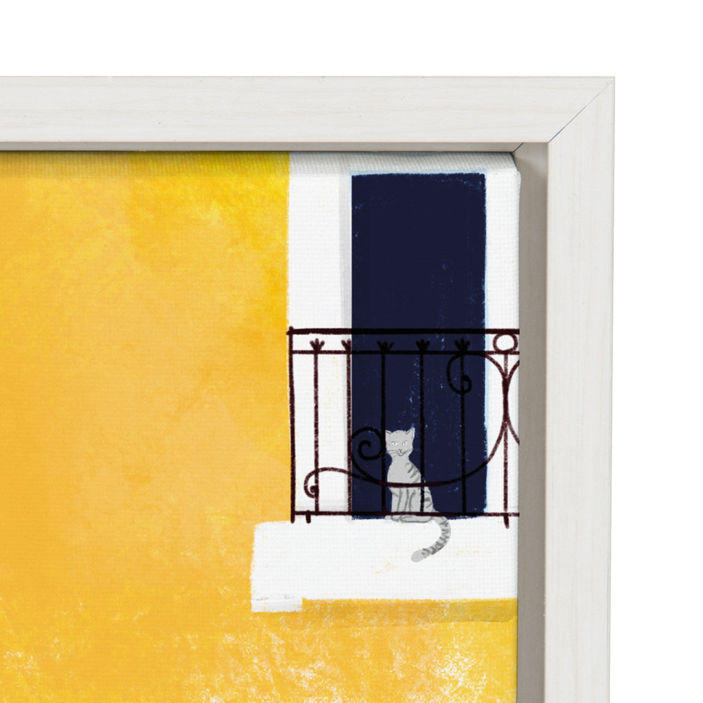 Sylvie Lisbon Framed Canvas by Maja Tomljanovic