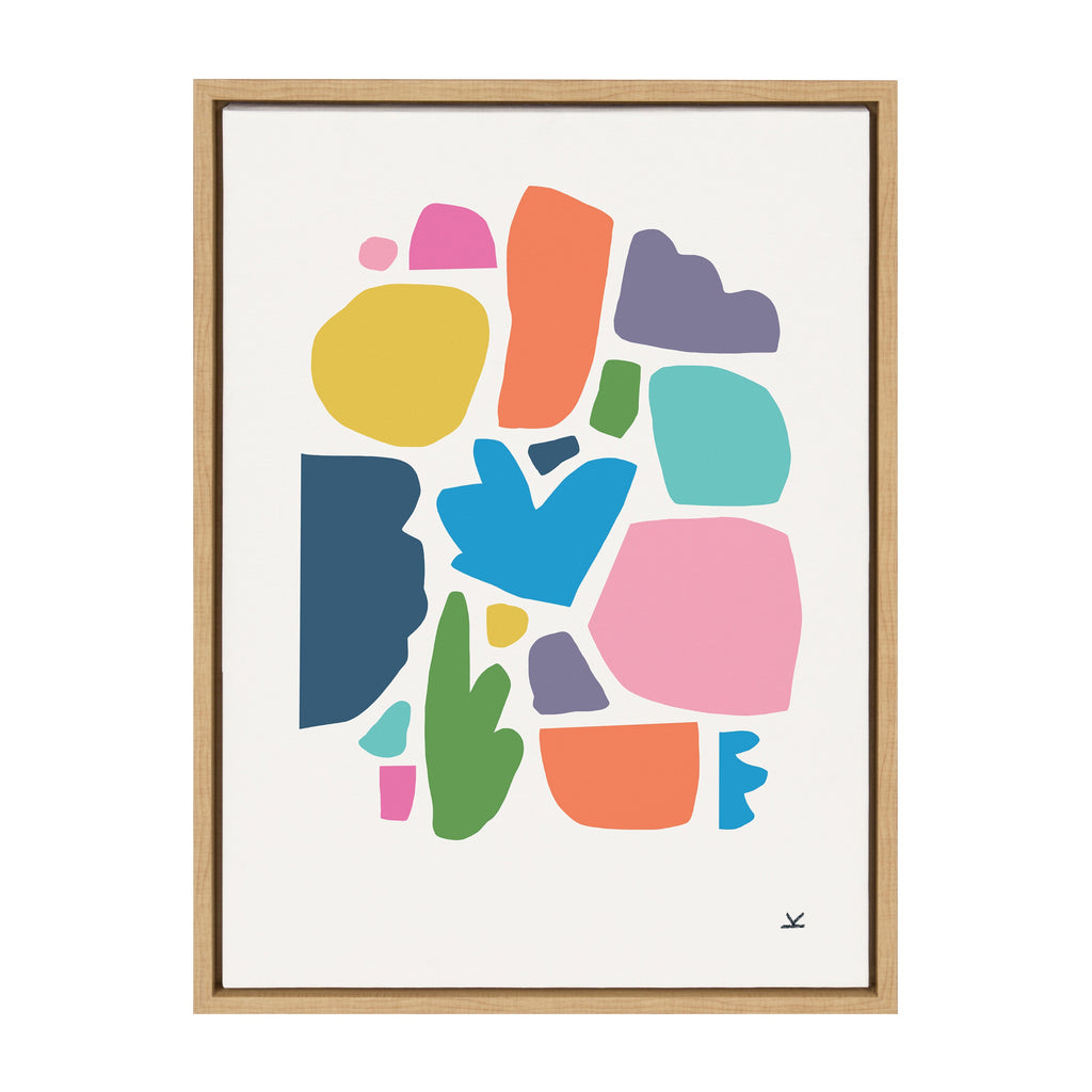 Sylvie Summer Love Songs Framed Canvas by Kelly Knaga
