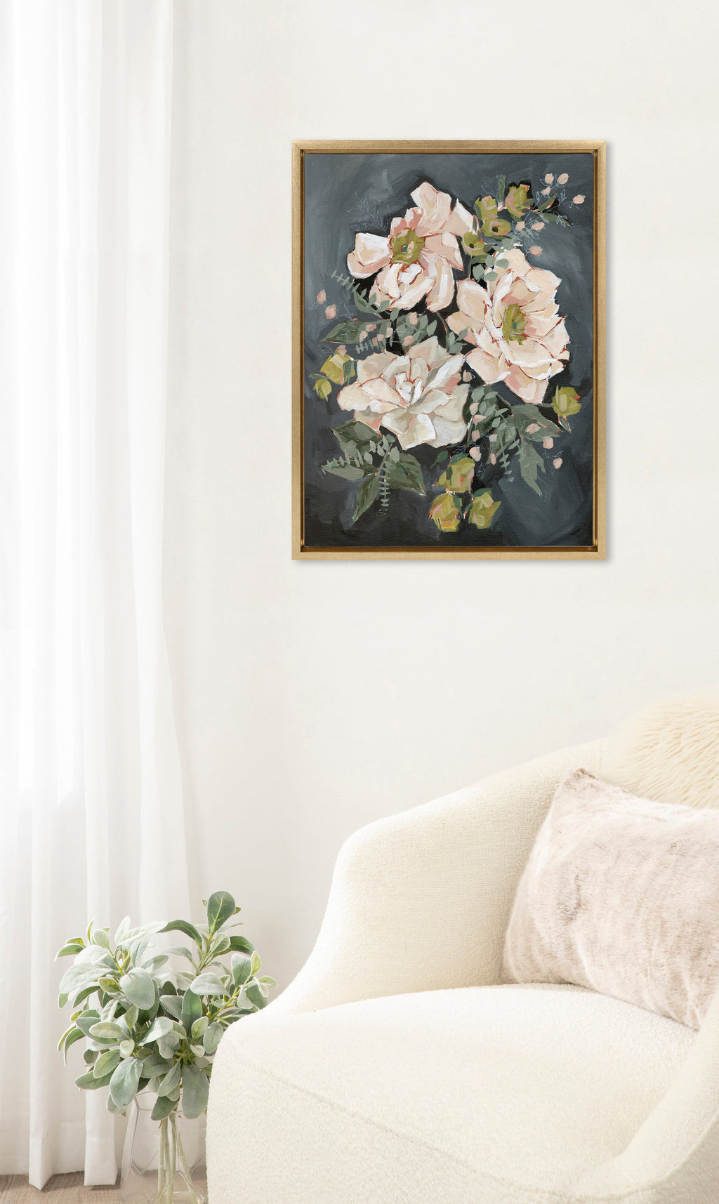 Sylvie Day 24 Framed Canvas by Annie Quigley