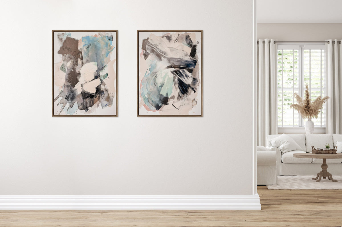 Sylvie Painted Flow I Framed Canvas by Amy Lighthall
