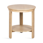 Foxford Round Wood Side Table