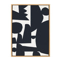 Sylvie Quiet Jungle 1 Framed Canvas by Kelly Knaga