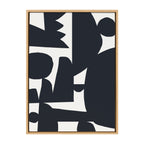 Sylvie Quiet Jungle 1 Framed Canvas by Kelly Knaga
