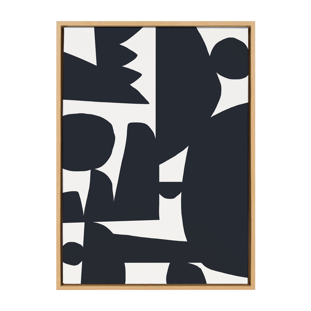 Sylvie Quiet Jungle 1 Framed Canvas by Kelly Knaga