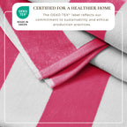 Cotton Velour Cabana Stripe Beach Towel - Novia Collection.