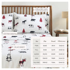 100% Turkish Cotton Flannel Sheet Sets - Boulder Collection
