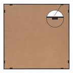 Sylvie Circles and Curves Earthy Neutral Framed Canvas by The Creative Bunch Studio