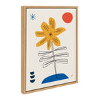 Sylvie Dancing with Flowers Framed Canvas by Kelly Knaga