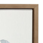 Sylvie Gray Bloom Framed Canvas by Patricia Shaw