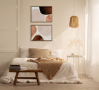Sylvie Shapes I and II Framed Canvas Set by Amy Lighthall