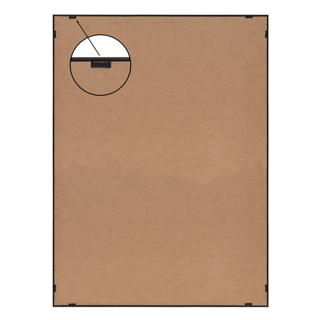 Sylvie White Lines Framed Canvas by Rocket Jack