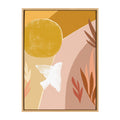Sylvie Sunrise Dove Framed Canvas by Kate Aurelia Holloway
