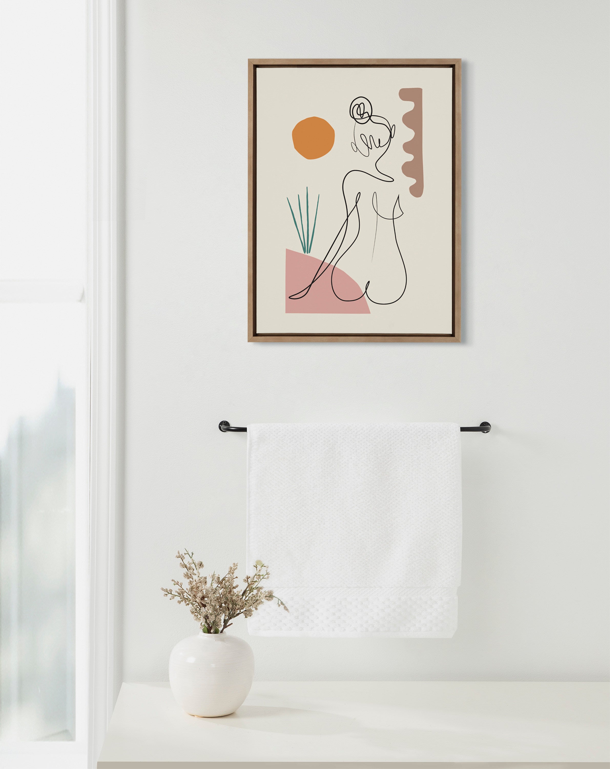 Sylvie Sunset Framed Canvas by Rachel Lee of My Dream Wall