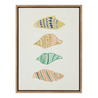 Sylvie Ocean Treasures Framed Canvas by Alicia Schultz