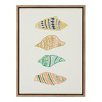 Sylvie Ocean Treasures Framed Canvas by Alicia Schultz