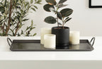 Sanzo Hammered Rectangle Metal Tray