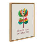 Sylvie Great Love Framed Canvas by Rachel Lee of My Dream Wall