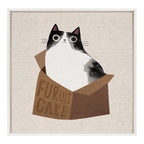 Sylvie Furuit Cake Framed Canvas by Planet Cat