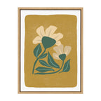 Sylvie Happy Flowers Framed Canvas by Oris Eddu