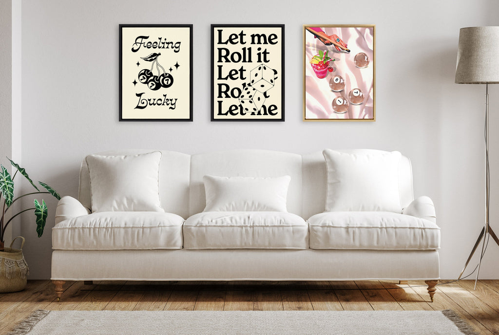 Sylvie Let Me Roll It Framed Canvas by Alli Standefer