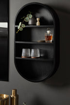 Hutton Wood Capsule Wall Shelf