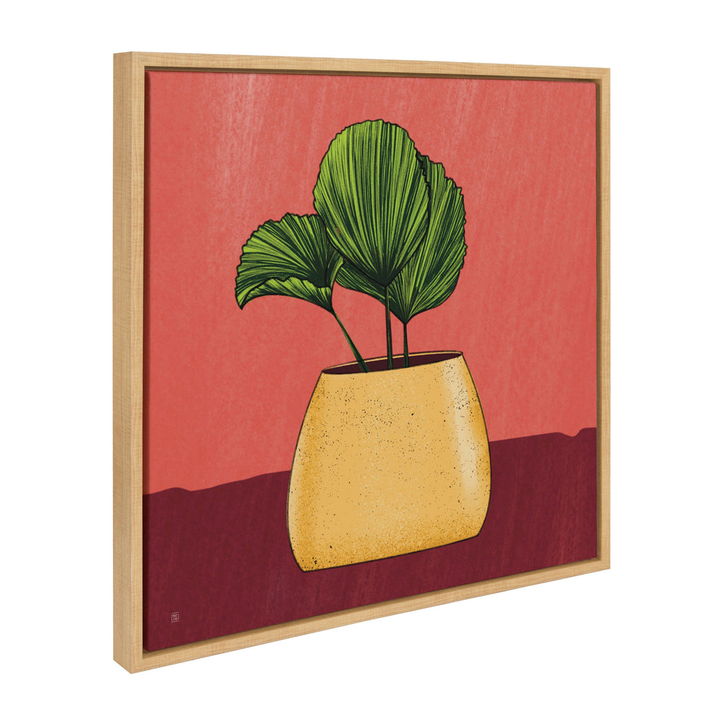 Sylvie East Wind Framed Canvas by Mary Joak