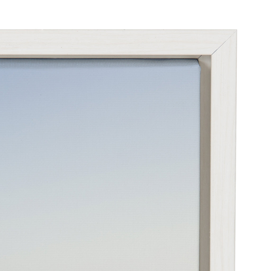 Sylvie Waves Crashing Framed Canvas by Caroline Mint