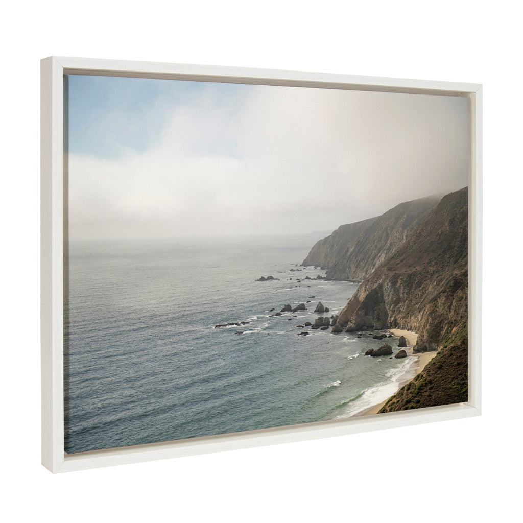 Sylvie Wild Coast No 2 Framed Canvas by Crystal Lynn Collins
