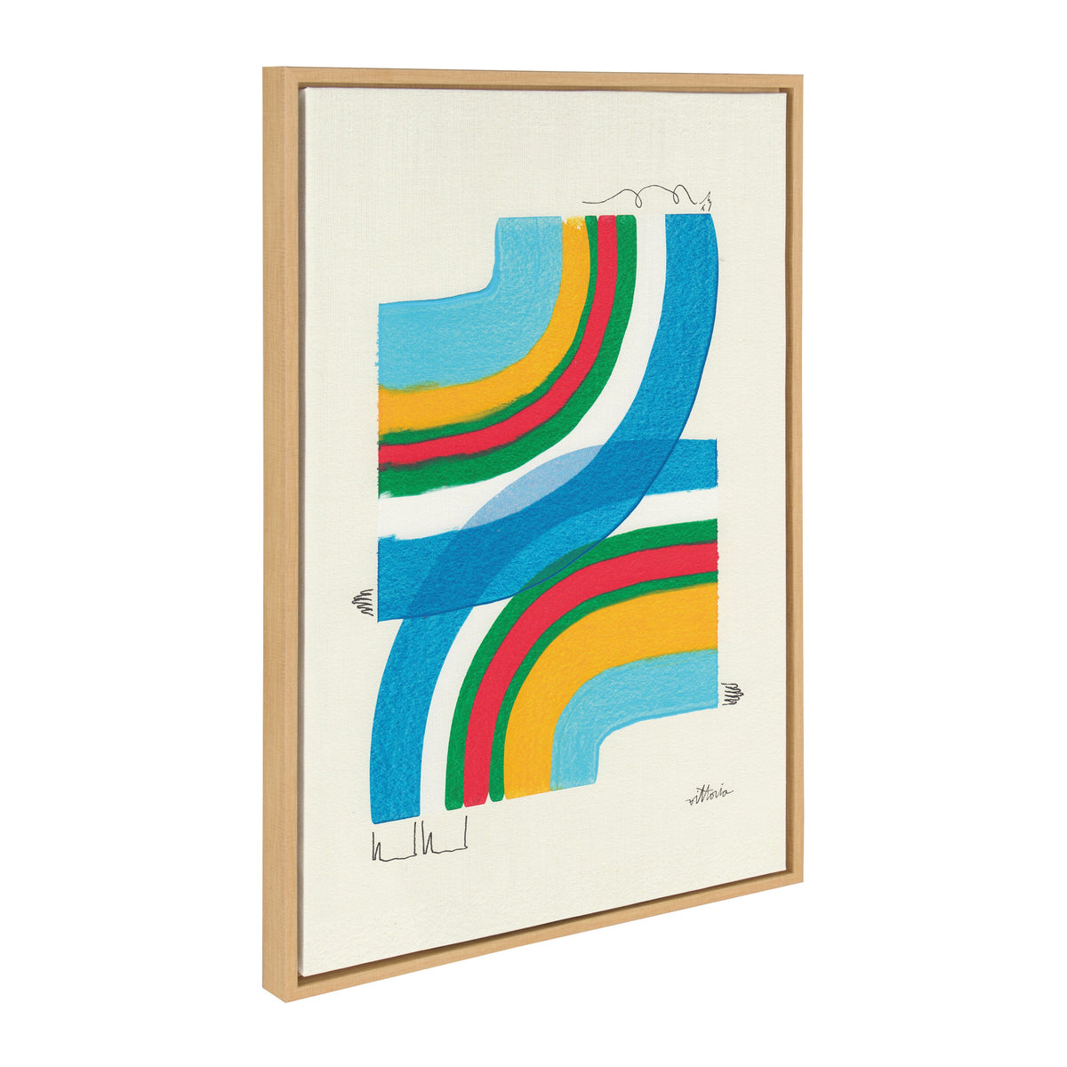 Sylvie A Plan For Myself Framed Canvas by Amber Vittoria