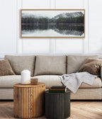 Sylvie Still Reflection Framed Canvas by Emiko and Mark Franzen of F2Images