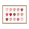 Sylvie Strawberry Fields Print Framed Canvas by Statement Goods
