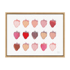 Sylvie Strawberry Fields Print Framed Canvas by Statement Goods
