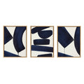Sylvie Japandi 3, Japandi 26 and Japandi 4 Framed Canvas Set by Rocket Jack