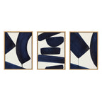 Sylvie Japandi 3, Japandi 26 and Japandi 4 Framed Canvas Set by Rocket Jack