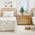 Turkish Cotton Christmas Flannel Sheet Set - Whittaker Collection