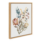 Sylvie Wildflower Bunch Framed Canvas by Sara Berrenson