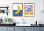 Sylvie Here for the Snacks Framed Canvas by Maria Filar
