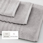 Luxury Combed Cotton Bath Towel Set - Karina Collection