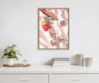 Sylvie Game Night Billiards Framed Canvas by Honey Island Studio